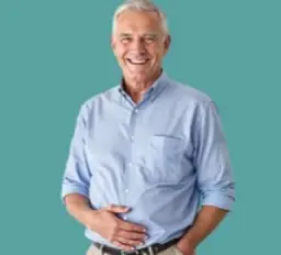 Gluco6 customer smiling for a testimonial